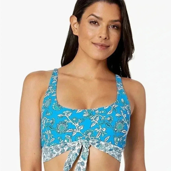Michael Kors Boho Fleur Radiant Blue Bikini Set - Picture 9 of 11